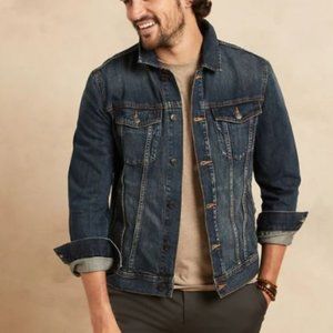 J Crew NWT Men's Medium Wash Denim Jacket M